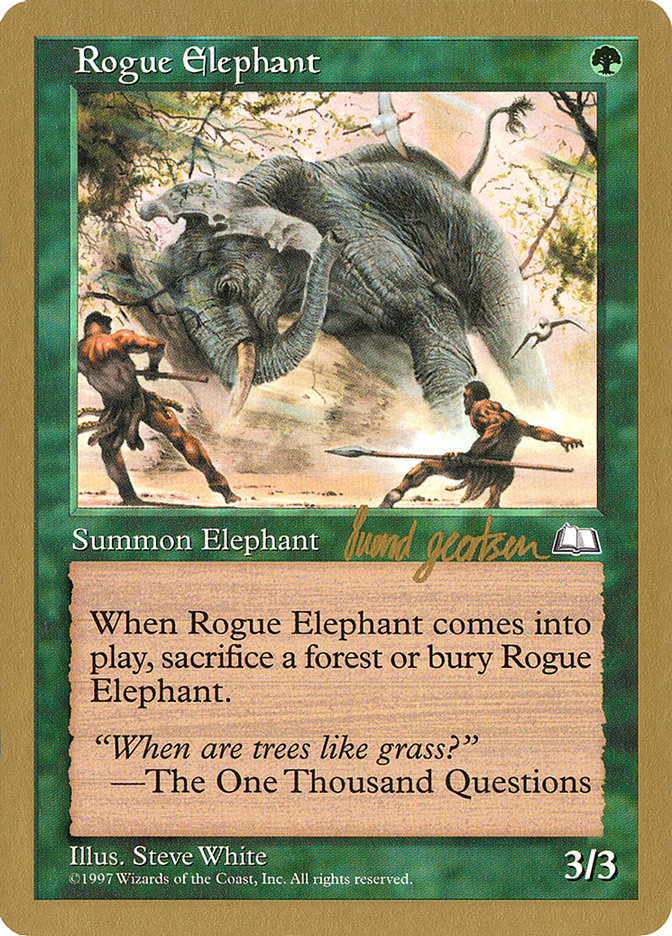 Rogue Elephant (Svend Geertsen) [World Championship Decks 1997] MTG Single Magic: The Gathering    | Red Claw Gaming