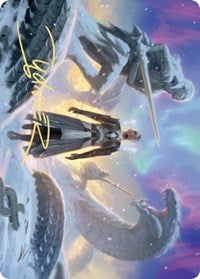 Search for Glory Art Card (Gold-Stamped Signature) [Kaldheim Art Series] MTG Single Magic: The Gathering    | Red Claw Gaming