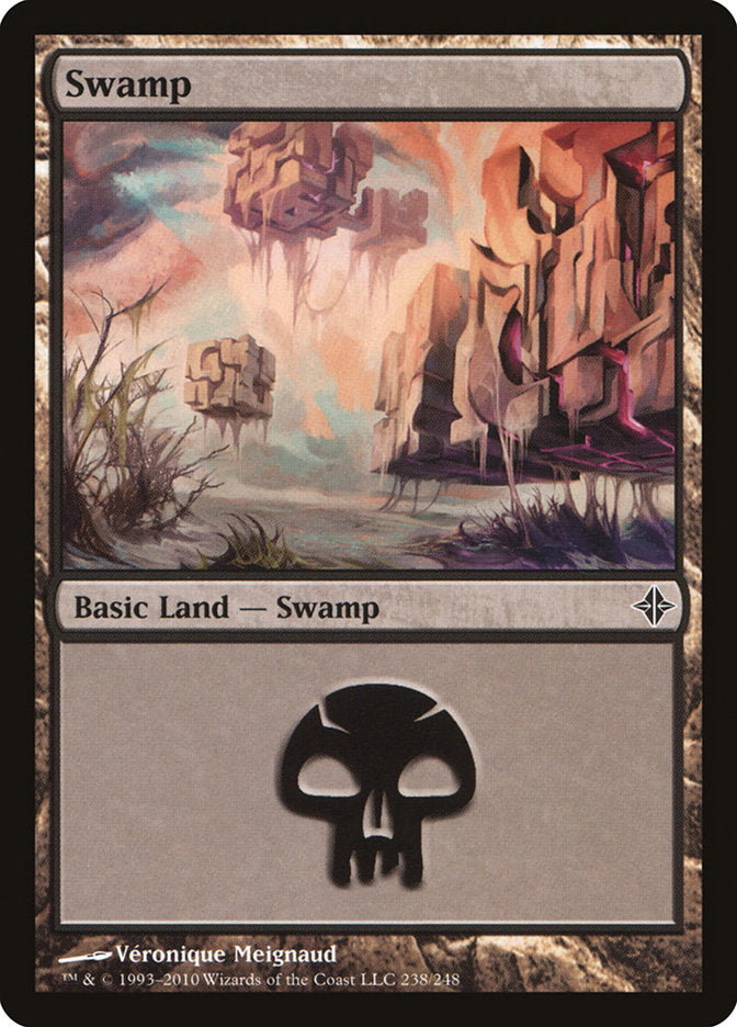 Swamp (238) [Rise of the Eldrazi] MTG Single Magic: The Gathering    | Red Claw Gaming
