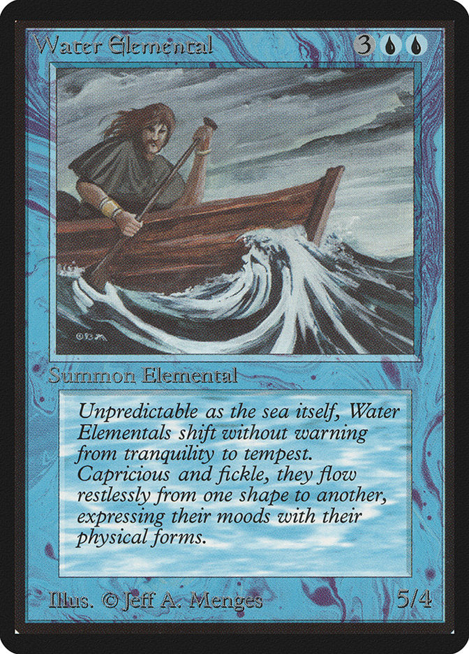 Water Elemental [Beta Edition] MTG Single Magic: The Gathering    | Red Claw Gaming