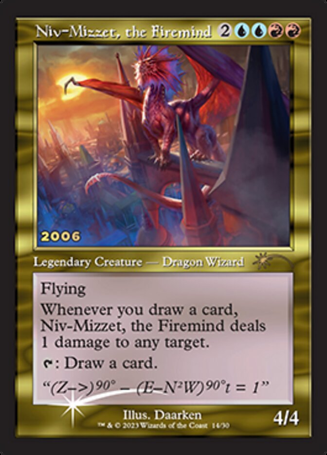 Niv-Mizzet, the Firemind [30th Anniversary Promos] MTG Single Magic: The Gathering    | Red Claw Gaming