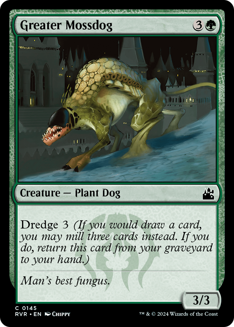 Greater Mossdog [Ravnica Remastered] MTG Single Magic: The Gathering    | Red Claw Gaming