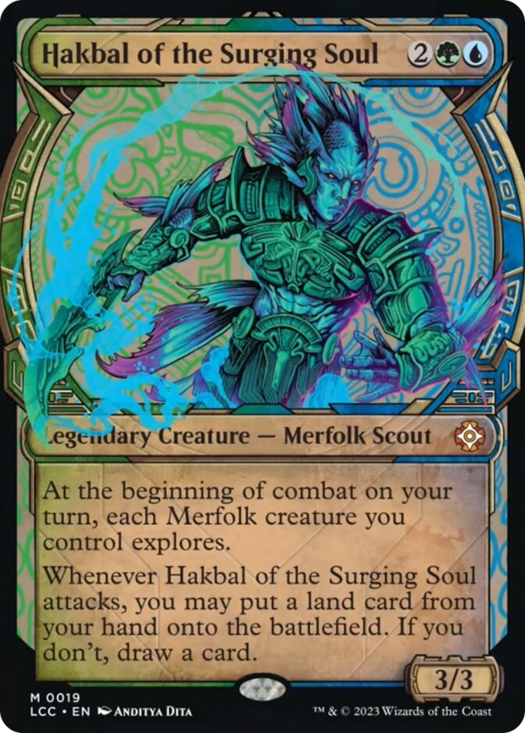Hakbal of the Surging Soul (Showcase) [The Lost Caverns of Ixalan Commander] MTG Single Magic: The Gathering    | Red Claw Gaming