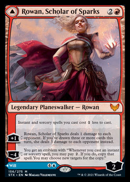 Rowan, Scholar of Sparks // Will, Scholar of Frost [Strixhaven: School of Mages] MTG Single Magic: The Gathering    | Red Claw Gaming