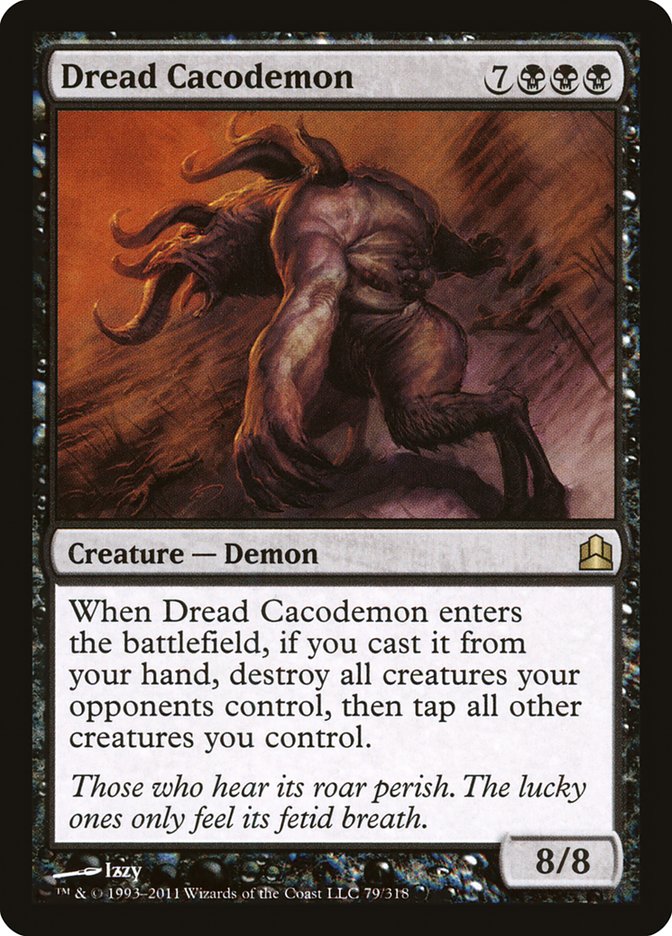 Dread Cacodemon [Commander 2011] MTG Single Magic: The Gathering    | Red Claw Gaming