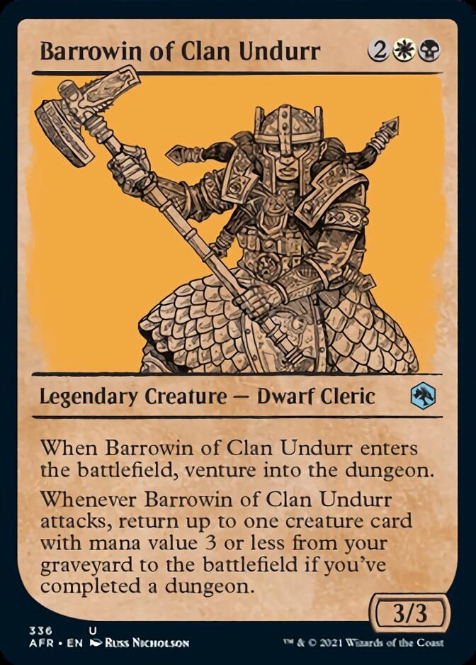 Barrowin of Clan Undurr (Showcase) [Dungeons & Dragons: Adventures in the Forgotten Realms] MTG Single Magic: The Gathering    | Red Claw Gaming