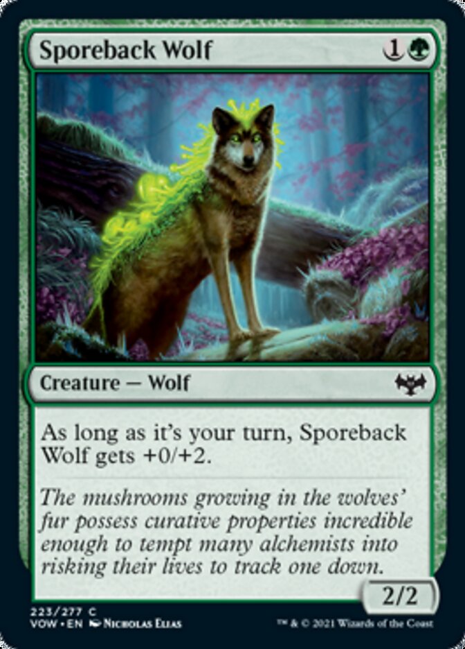 Sporeback Wolf [Innistrad: Crimson Vow] MTG Single Magic: The Gathering    | Red Claw Gaming
