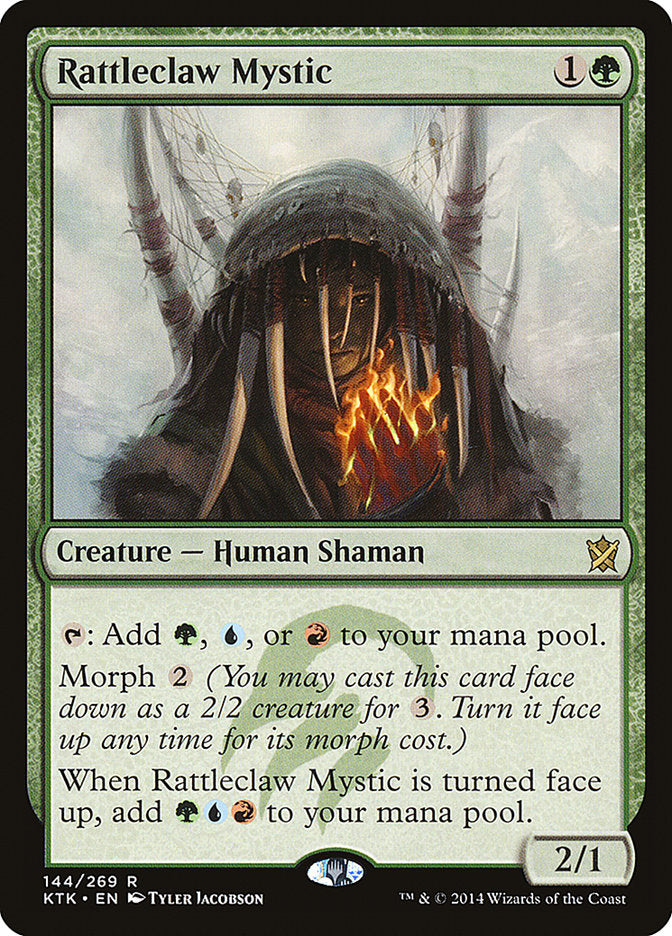 Rattleclaw Mystic [Khans of Tarkir] MTG Single Magic: The Gathering    | Red Claw Gaming