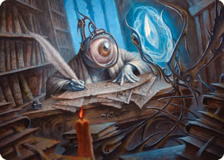 Unblinking Observer Art Card [Innistrad: Midnight Hunt Art Series] MTG Single Magic: The Gathering    | Red Claw Gaming