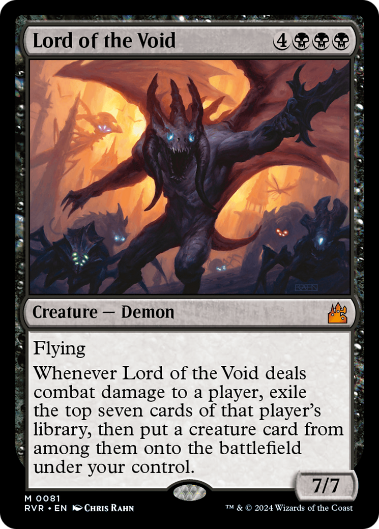 Lord of the Void [Ravnica Remastered] MTG Single Magic: The Gathering    | Red Claw Gaming