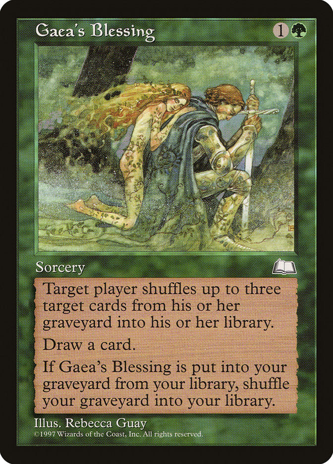 Gaea's Blessing [Weatherlight] MTG Single Magic: The Gathering    | Red Claw Gaming