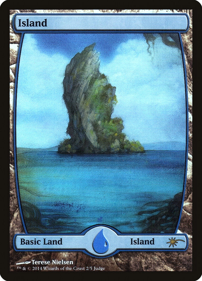Island (2★) [Judge Gift Cards 2014] MTG Single Magic: The Gathering    | Red Claw Gaming