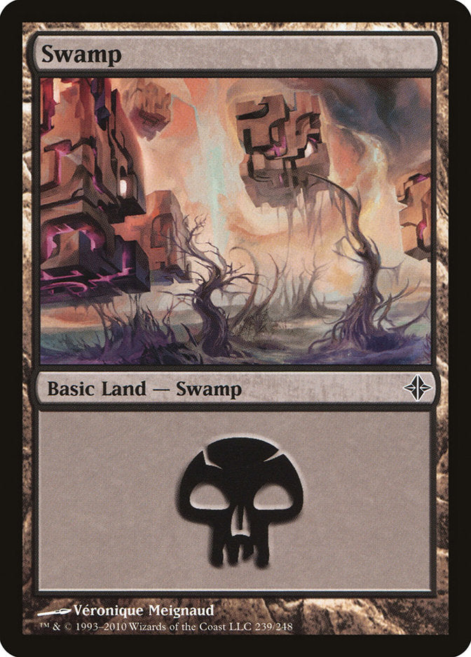 Swamp (239) [Rise of the Eldrazi] MTG Single Magic: The Gathering    | Red Claw Gaming