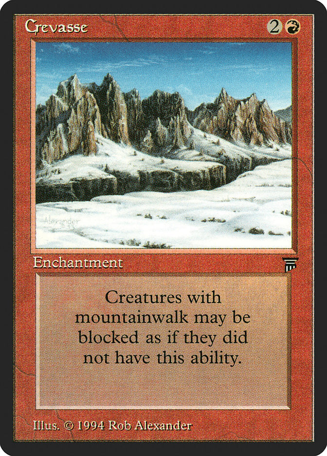 Crevasse [Legends] MTG Single Magic: The Gathering    | Red Claw Gaming
