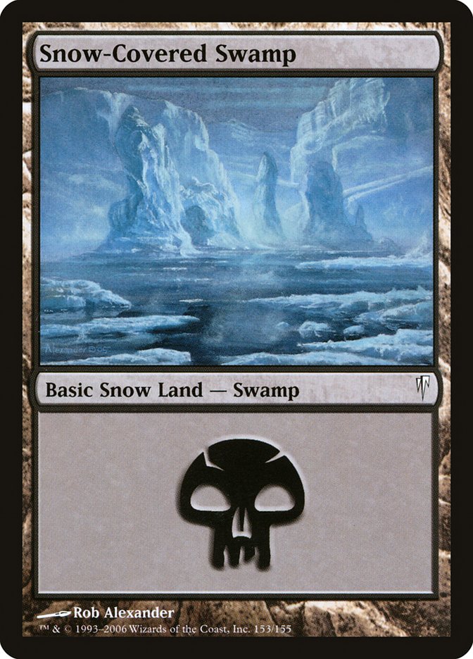 Snow-Covered Swamp [Coldsnap] MTG Single Magic: The Gathering    | Red Claw Gaming