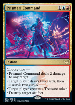 Prismari Command [Strixhaven: School of Mages] MTG Single Magic: The Gathering    | Red Claw Gaming