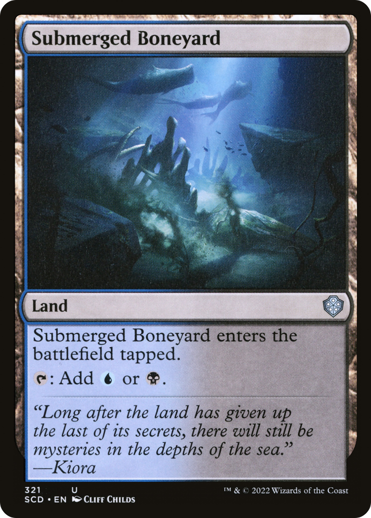 Submerged Boneyard [Starter Commander Decks] MTG Single Magic: The Gathering    | Red Claw Gaming