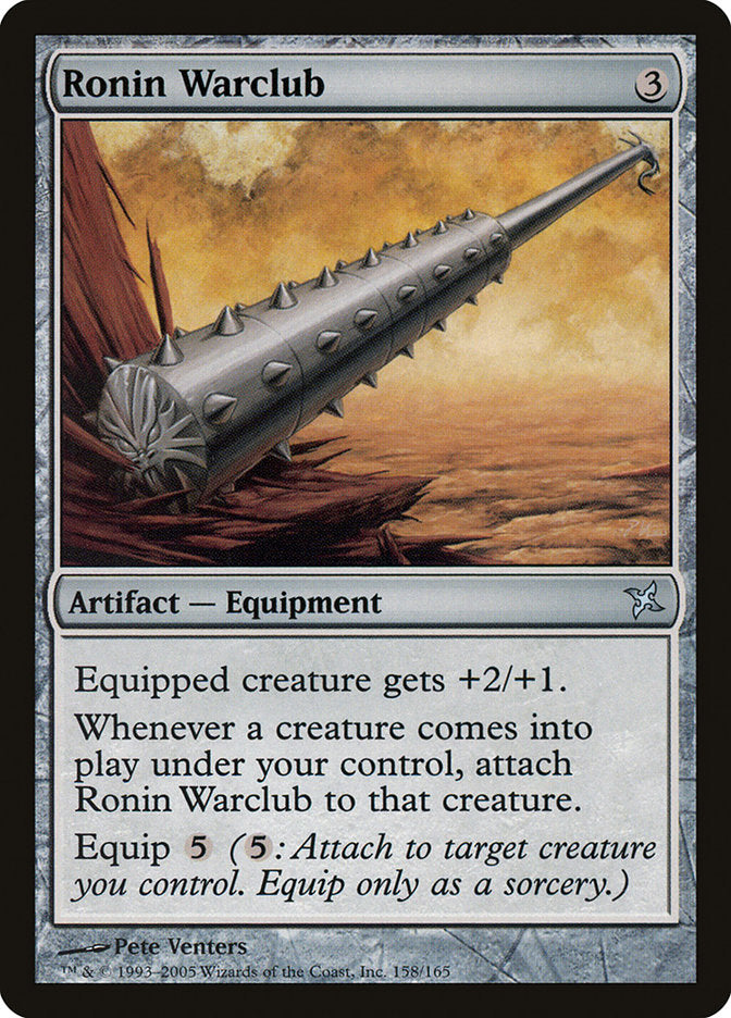 Ronin Warclub [Betrayers of Kamigawa] MTG Single Magic: The Gathering    | Red Claw Gaming