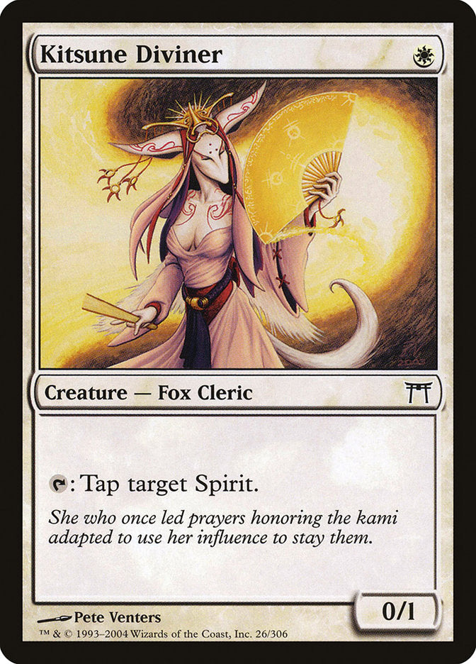 Kitsune Diviner [Champions of Kamigawa] MTG Single Magic: The Gathering    | Red Claw Gaming