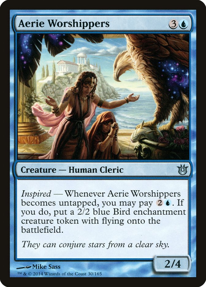 Aerie Worshippers [Born of the Gods] MTG Single Magic: The Gathering    | Red Claw Gaming