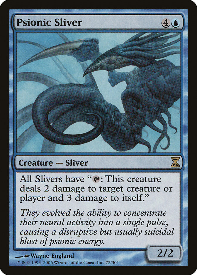 Psionic Sliver [Time Spiral] MTG Single Magic: The Gathering    | Red Claw Gaming