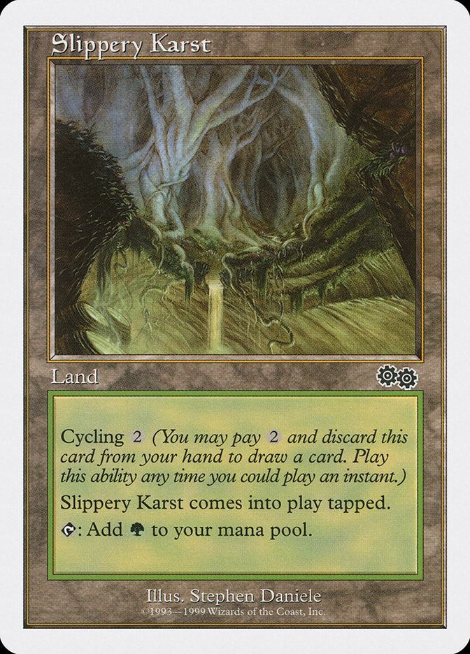 Slippery Karst [Battle Royale] MTG Single Magic: The Gathering    | Red Claw Gaming