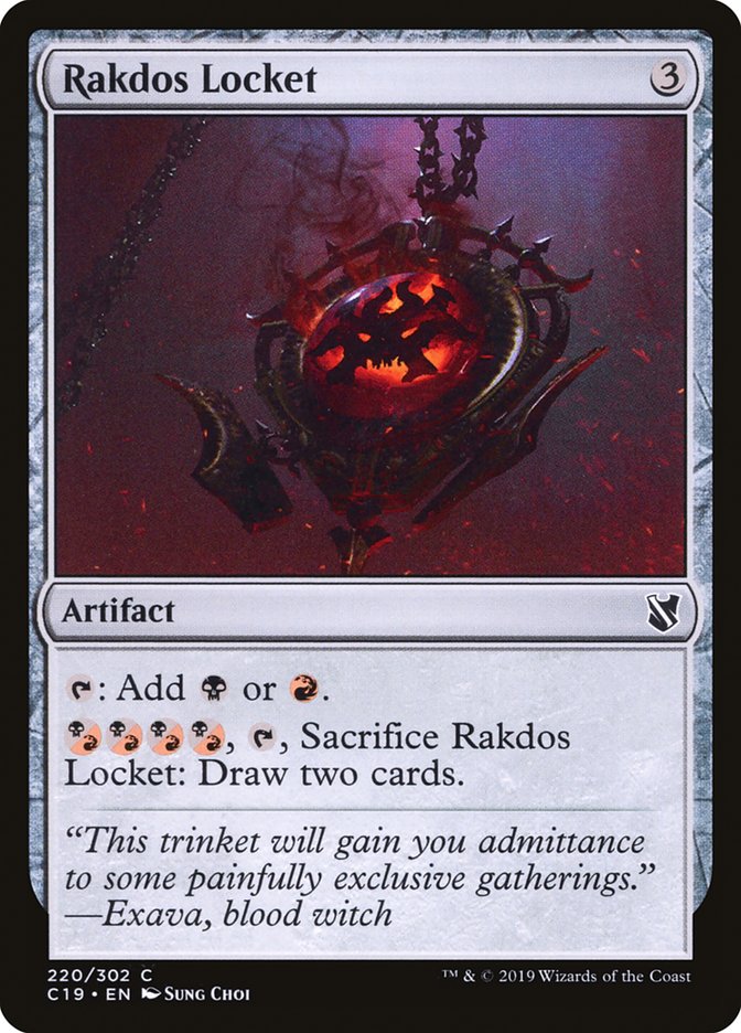 Rakdos Locket [Commander 2019] MTG Single Magic: The Gathering    | Red Claw Gaming