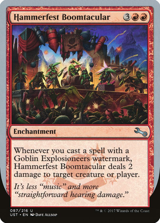 Hammerfest Boomtacular [Unstable] MTG Single Magic: The Gathering    | Red Claw Gaming