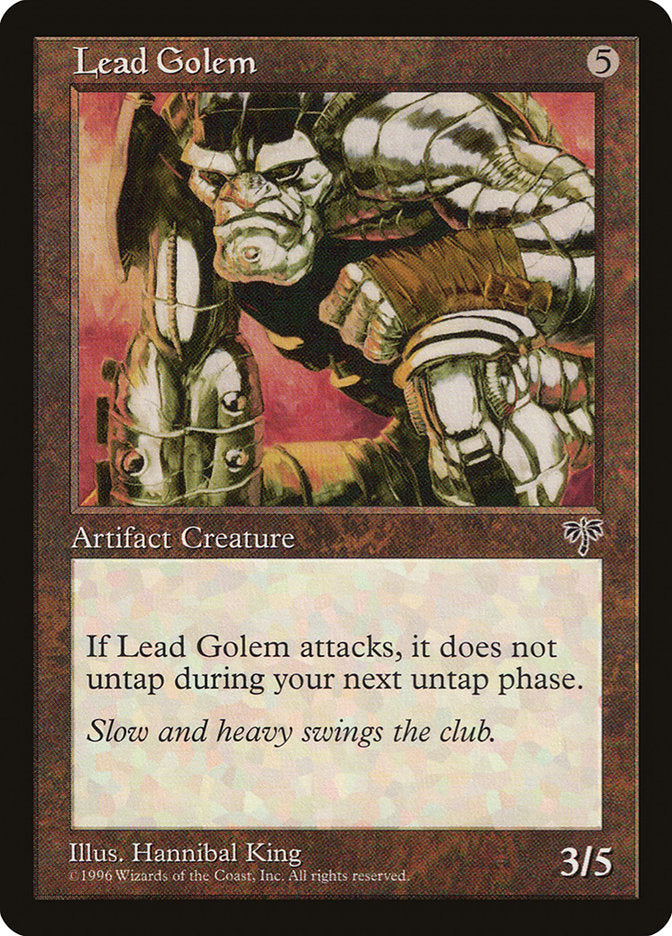 Lead Golem [Mirage] MTG Single Magic: The Gathering    | Red Claw Gaming