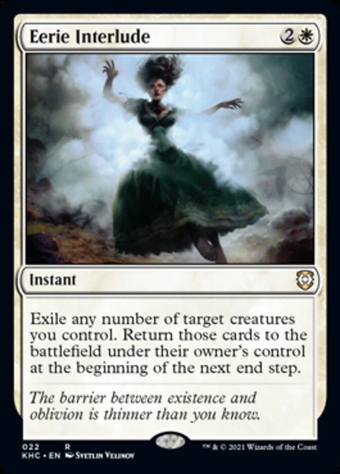 Eerie Interlude [Kaldheim Commander] MTG Single Magic: The Gathering    | Red Claw Gaming