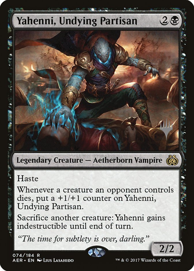 Yahenni, Undying Partisan (Promo Pack) [Aether Revolt Promos] MTG Single Magic: The Gathering    | Red Claw Gaming