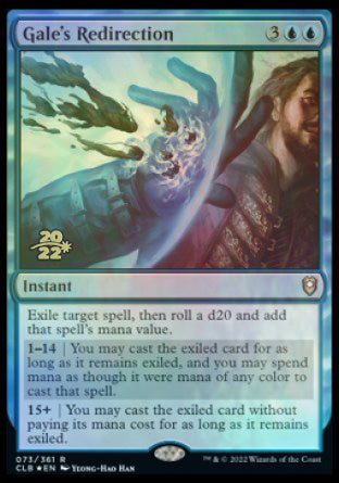 Gale's Redirection [Commander Legends: Battle for Baldur's Gate Prerelease Promos] MTG Single Magic: The Gathering    | Red Claw Gaming