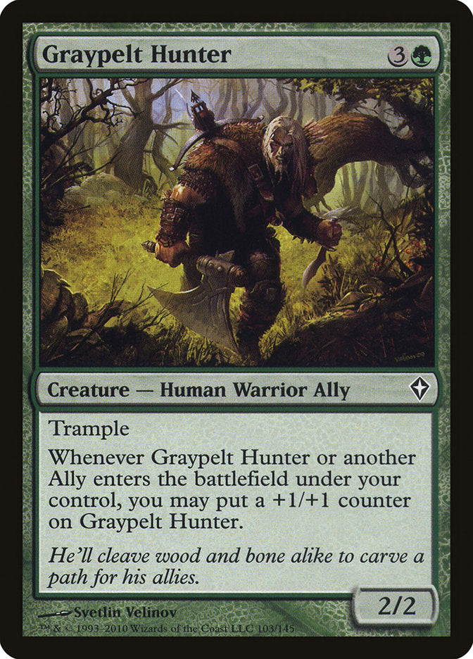 Graypelt Hunter [Worldwake] MTG Single Magic: The Gathering    | Red Claw Gaming