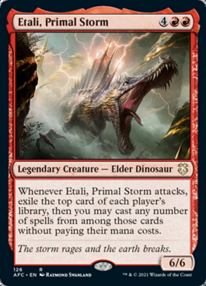 Etali, Primal Storm [Dungeons & Dragons: Adventures in the Forgotten Realms Commander] MTG Single Magic: The Gathering    | Red Claw Gaming