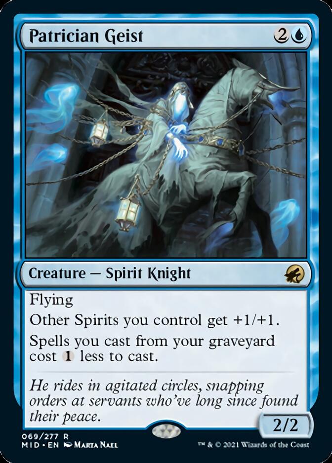 Patrician Geist [Innistrad: Midnight Hunt] MTG Single Magic: The Gathering    | Red Claw Gaming