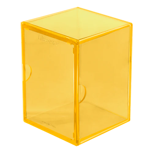 Eclipse 2-Piece Deck Box 100+ Deck Boxes Ultra Pro Pumpkin Orange   | Red Claw Gaming