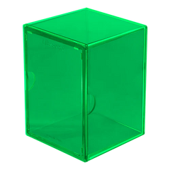 Eclipse 2-Piece Deck Box 100+ Deck Boxes Ultra Pro Lime Green   | Red Claw Gaming