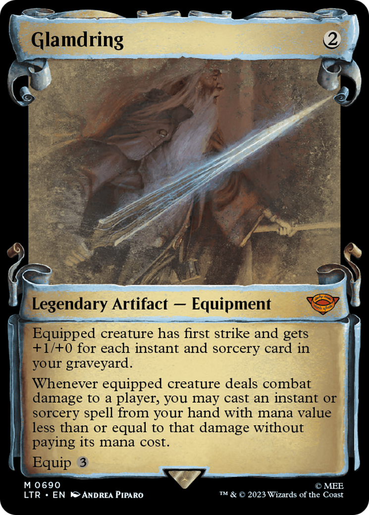 Glamdring [The Lord of the Rings: Tales of Middle-Earth Showcase Scrolls] MTG Single Magic: The Gathering    | Red Claw Gaming