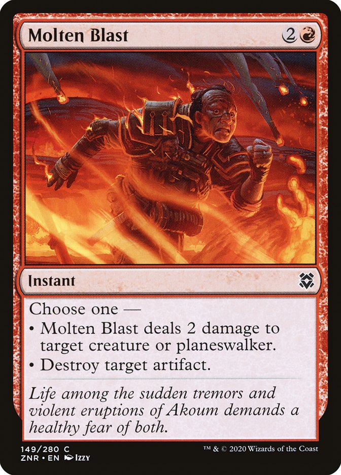 Molten Blast [Zendikar Rising] MTG Single Magic: The Gathering    | Red Claw Gaming