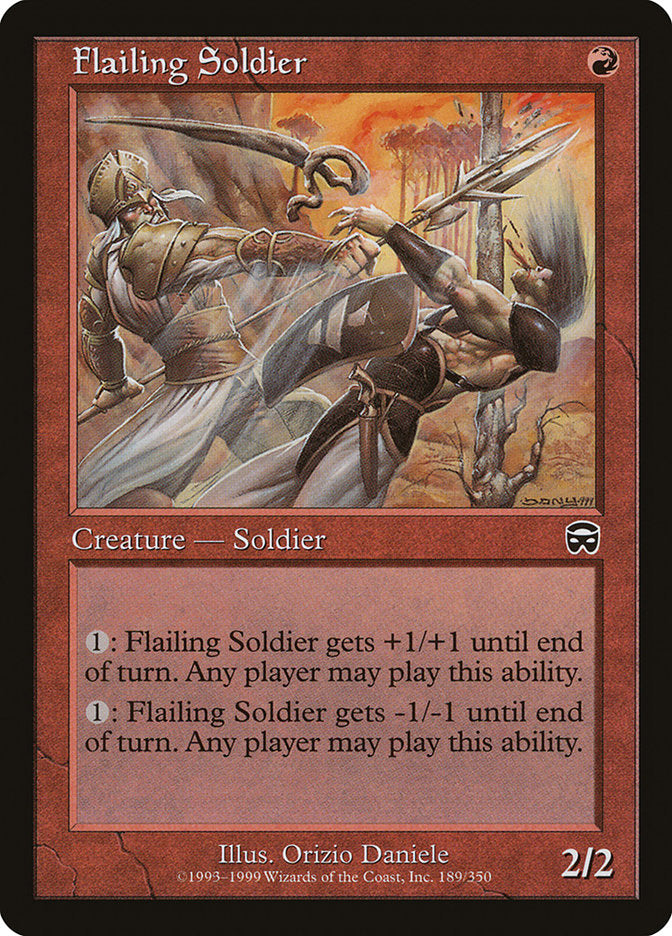 Flailing Soldier [Mercadian Masques] MTG Single Magic: The Gathering    | Red Claw Gaming