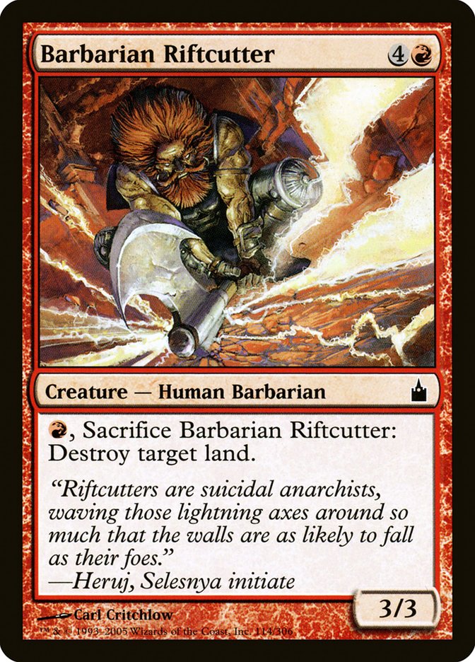 Barbarian Riftcutter [Ravnica: City of Guilds] MTG Single Magic: The Gathering    | Red Claw Gaming