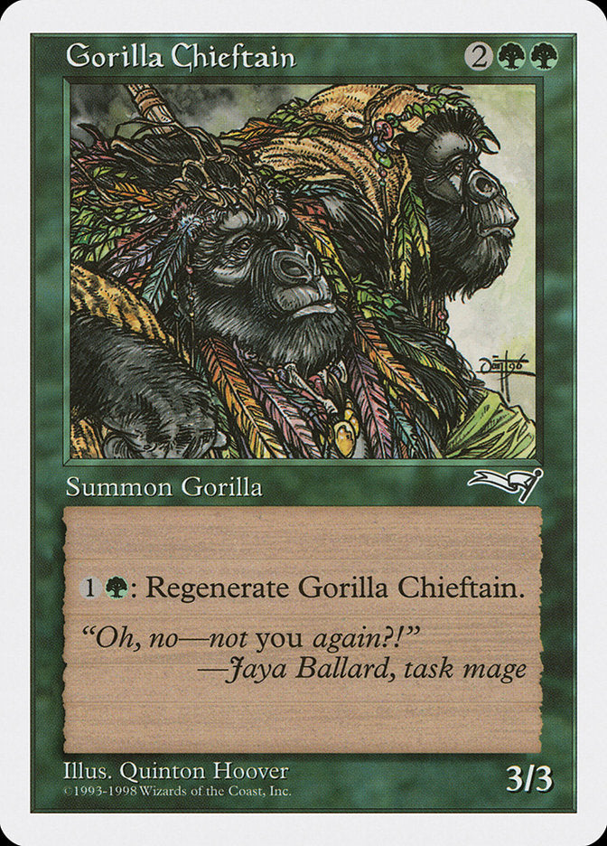Gorilla Chieftain [Anthologies] MTG Single Magic: The Gathering    | Red Claw Gaming