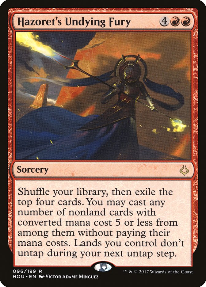 Hazoret's Undying Fury [Hour of Devastation] MTG Single Magic: The Gathering    | Red Claw Gaming
