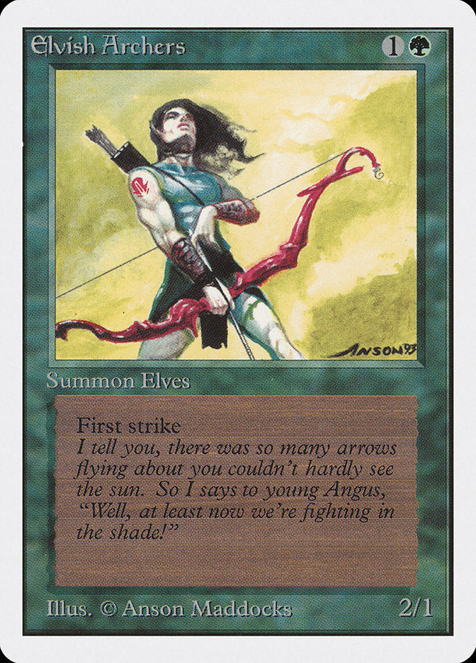 Elvish Archers [Unlimited Edition] MTG Single Magic: The Gathering    | Red Claw Gaming