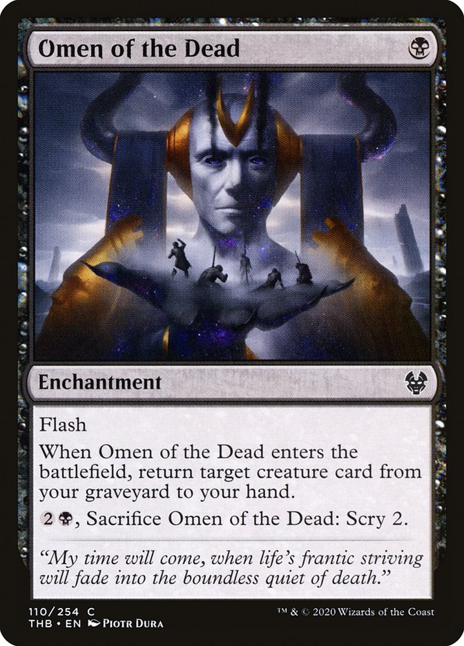 Omen of the Dead [Theros Beyond Death] MTG Single Magic: The Gathering    | Red Claw Gaming