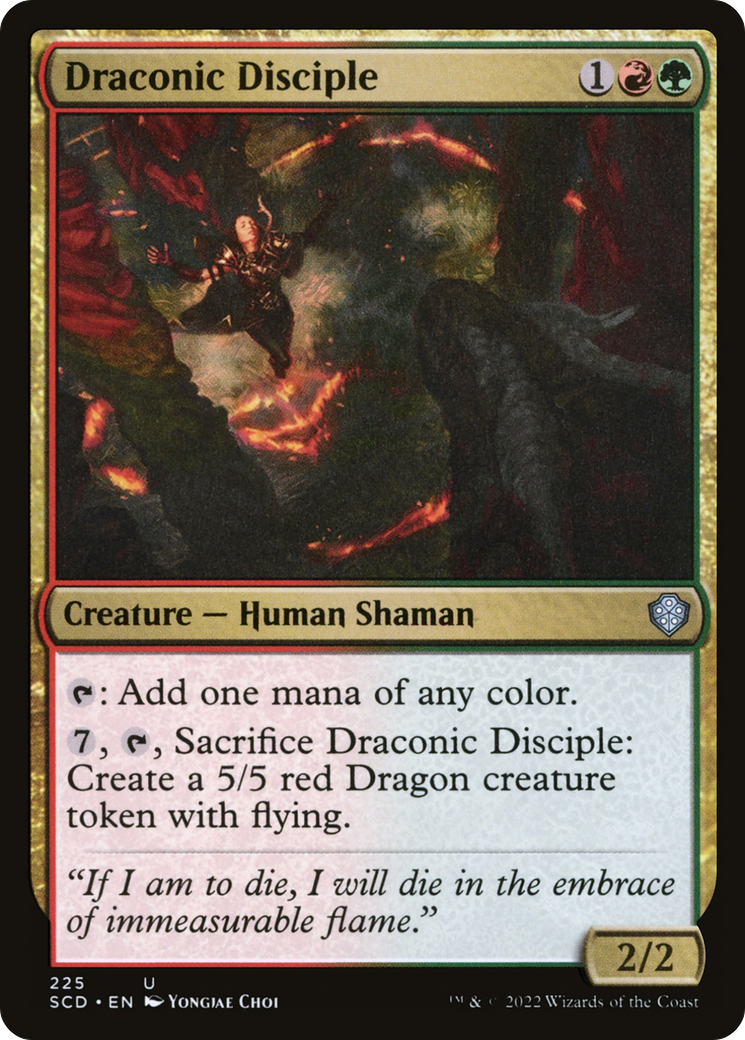 Draconic Disciple [Starter Commander Decks] MTG Single Magic: The Gathering    | Red Claw Gaming