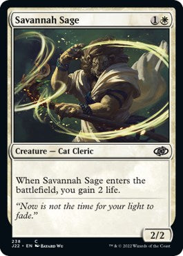 Savannah Sage [Jumpstart 2022] MTG Single Magic: The Gathering    | Red Claw Gaming