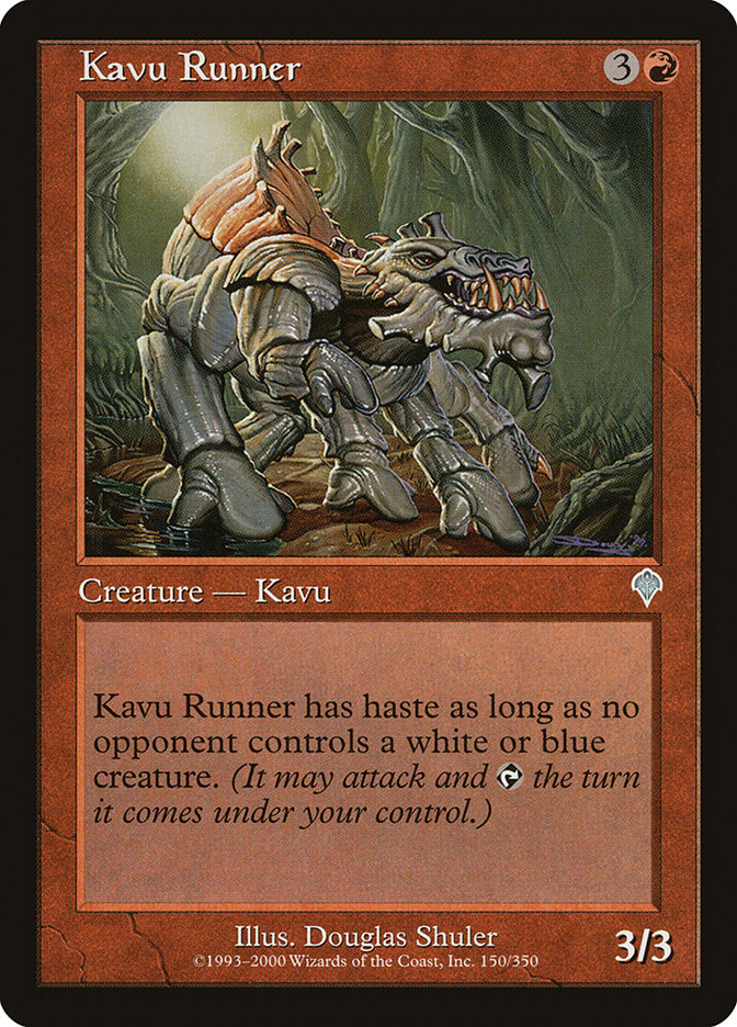 Kavu Runner [Invasion] MTG Single Magic: The Gathering    | Red Claw Gaming