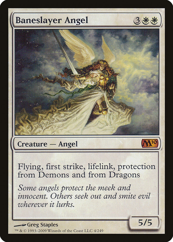 Baneslayer Angel [Magic 2010] MTG Single Magic: The Gathering    | Red Claw Gaming
