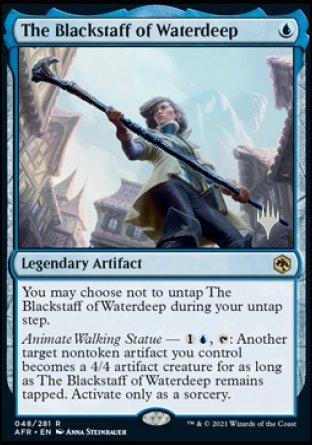 The Blackstaff of Waterdeep (Promo Pack) [Dungeons & Dragons: Adventures in the Forgotten Realms Promos] MTG Single Magic: The Gathering    | Red Claw Gaming